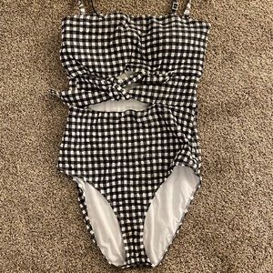 Aerie Gingham One piece